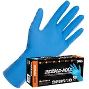 SAS SAFETY NITRILE PF Derma-Max 8 mil Glvs XLG SA6609-40